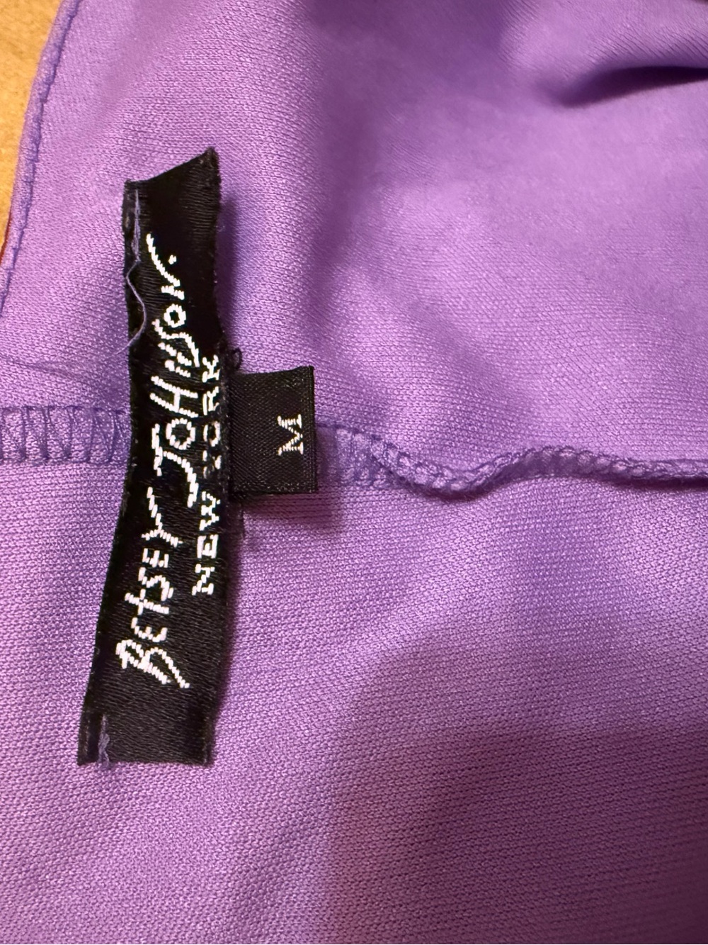 Vintage 90s/Y2K Betsey Johnson velvet burnout silk floral slip dress, size M - Picture 4 of 6